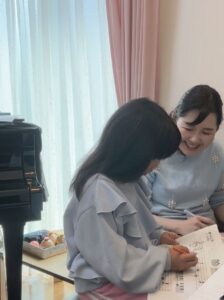 レッスン風景_相模原市南区南台ピアノ教室