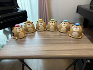 南台ピアノ教室_レッスン教具のくまベル
