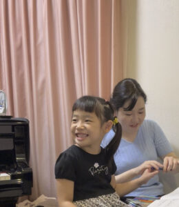 南台ピアノ教室_幼児のレッスン風景